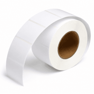 Rouleau d'étiquette PVC 20x40 mm QT2000 adhésif professionnel
