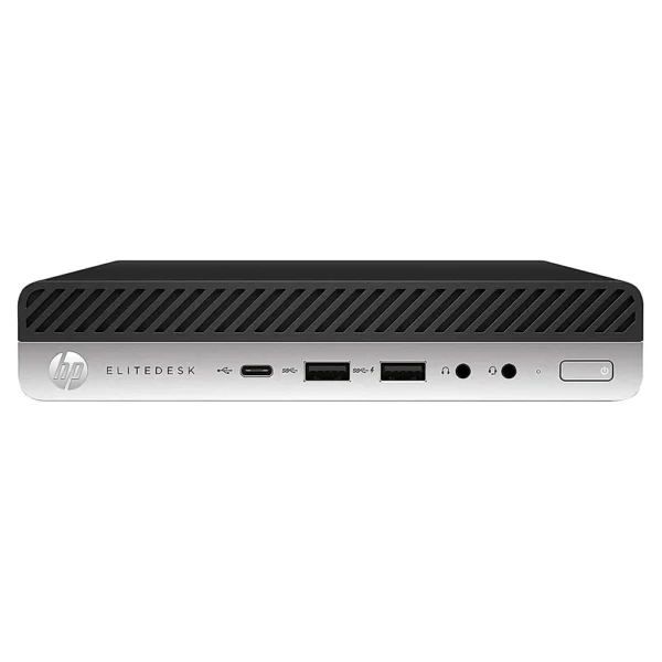 MINI UNITEE HP 800 G3 I3-7100 T RAM 8GB DDR4 SSD 128 NVME AVEC CHARGEUR ( RENOVER )